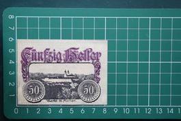 currency voucher austria st florian 50 heller 1920