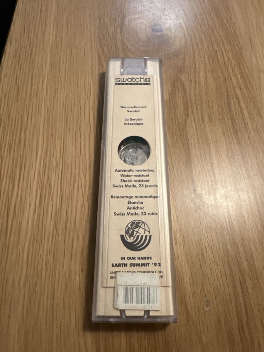 Swatch Orologi: Swatch Automatic, Earth Summit '92, New in Box, Rare! – Nuovo (secondo la descrizione) da Giubiasco venduto da adl_9dxs 2