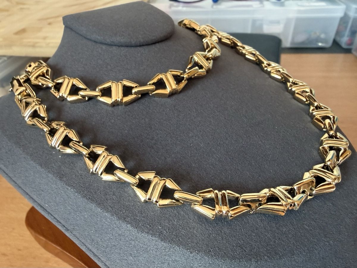 Catenine: Vintage Set: Halskette und Armband – Usato da Lamone venduto da LaCantinaMagica 1
