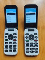 Doro 7030 Klapphandy 4G, schwarz/weiss, 2 Stück