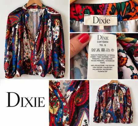 Blouse DIXIE Italie – Multicolore – Bohème – T. S