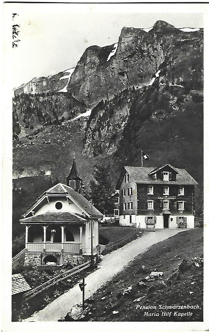 Cartoline postali: Pension Schwarzenbach Bisisthal – Usato da Wetzikon ZH venduto da Brulu100