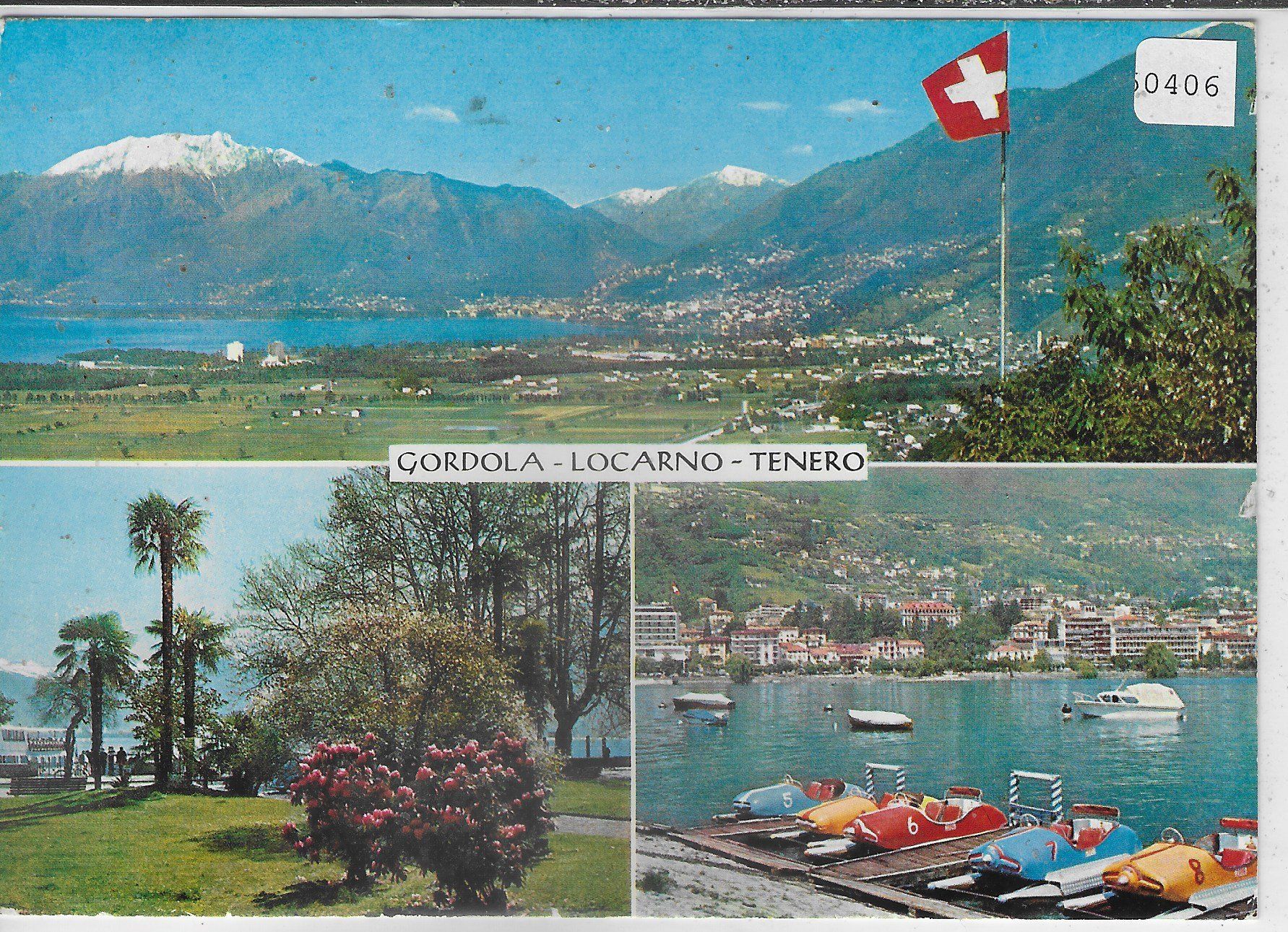 Cartoline postali: Gordola - Locarno - Tenero – Usato da Ettingen venduto da Kartenplanet