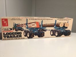 AMT Roadrunner Logging Trailer Modellbausatz Vintage! 1:25