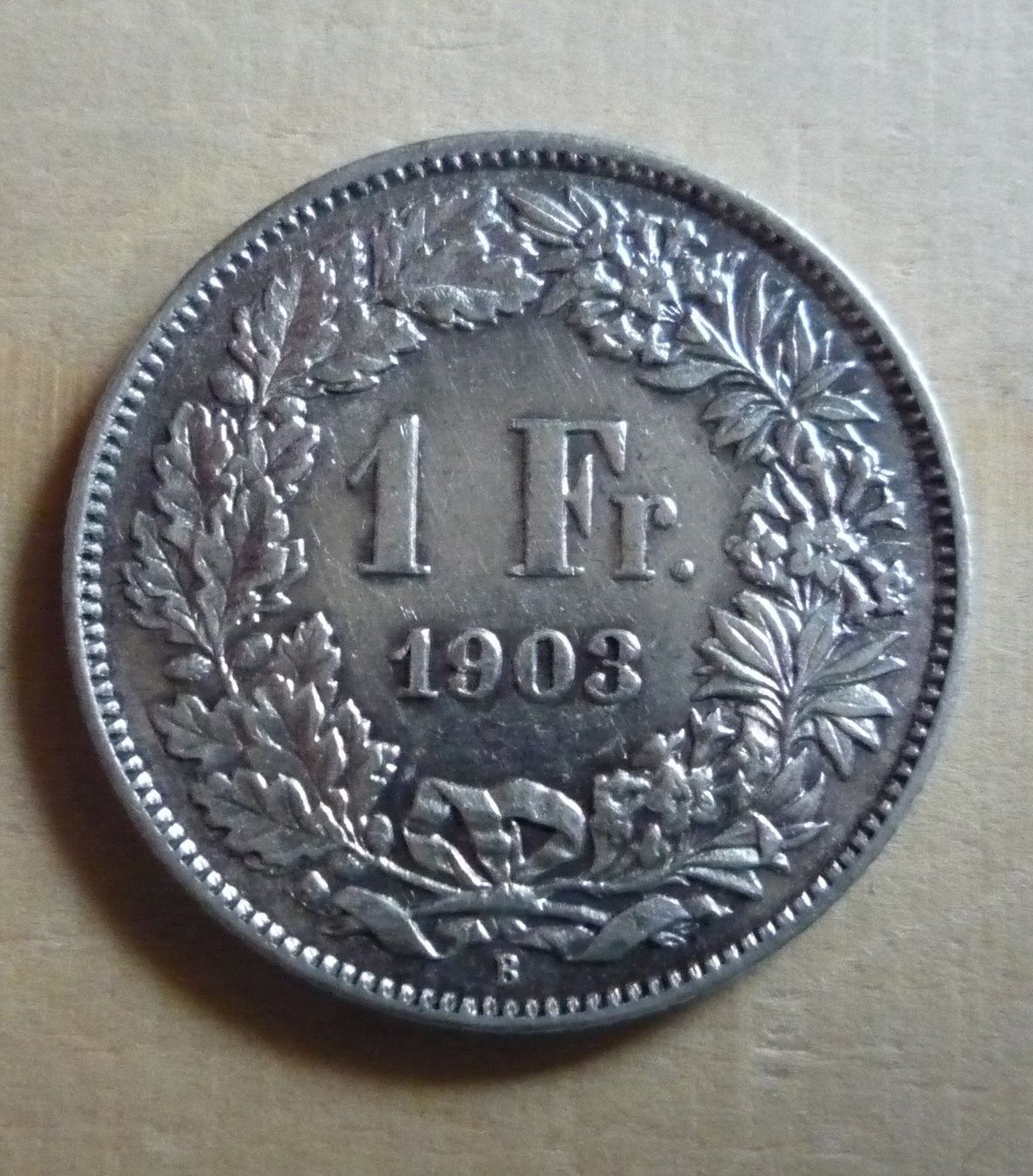 Tutti le monete: 1 Franken 1903, stgl, Kat. CHF 500.-- – Usato da Rieden SG venduto da Sammelfreund