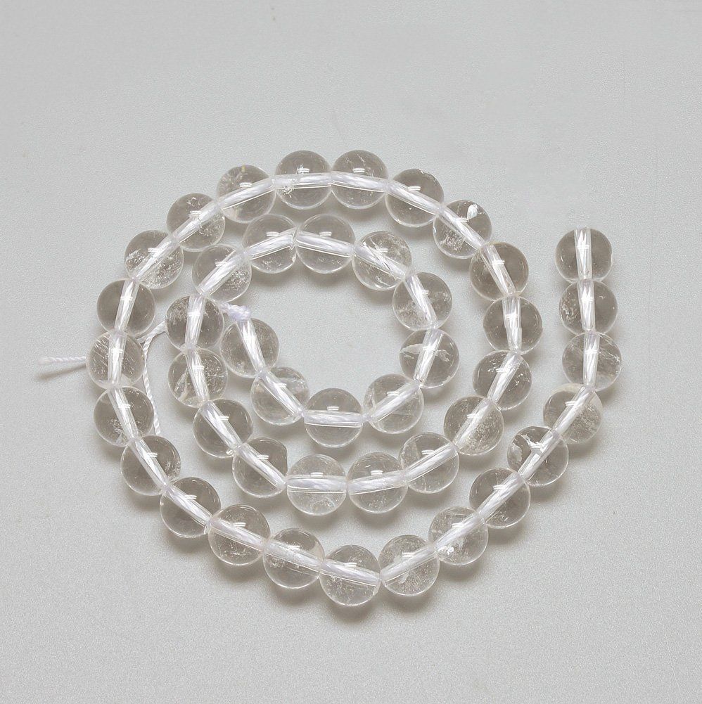 Edelsteine: Bergkristall Perlen 6mm,  1Strang – Neu (gemäss Beschreibung) aus Alpnachstad von perlengaby 1