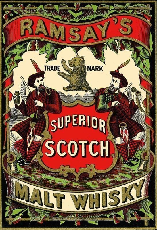 Insegne: Blechschild-RAMSAY`S MALT WHISKY – Nuovo e nell'imballaggio originale da Rupperswil venduto da big-one-sale