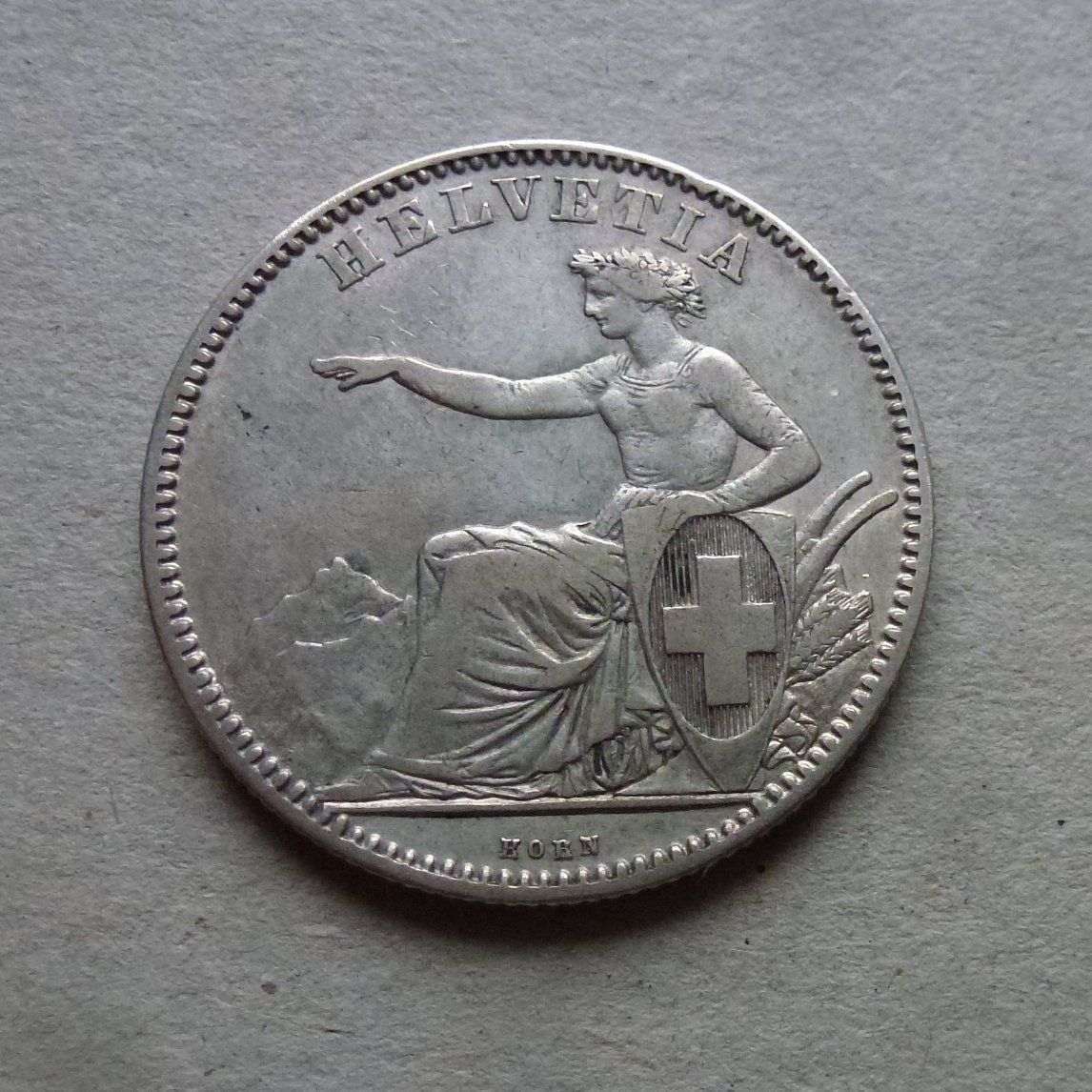 Tutti le monete: ++ 2.- Franken 1860, gute Erhaltung – Usato da Walkringen venduto da Casablanca777 1