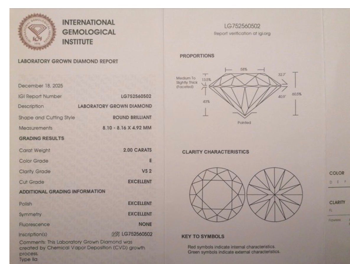 Orecchini pendenti & Orecchini a lobo: Boucles d or 4 carats en or blanc – Nuovo (secondo la descrizione) da Genève venduto da lka_65gh 4