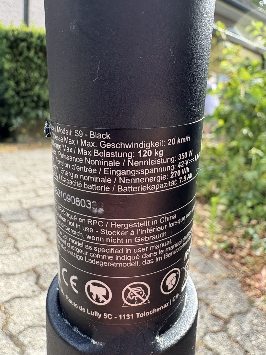 Scooters: E -Scooter Ocean Drive S9 – Gebraucht aus Wölflinswil von kyr_z7y9 4