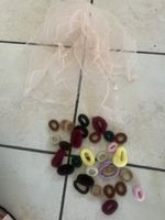 Haargummis & Schleier Set, viele Farben, Top Zustand!