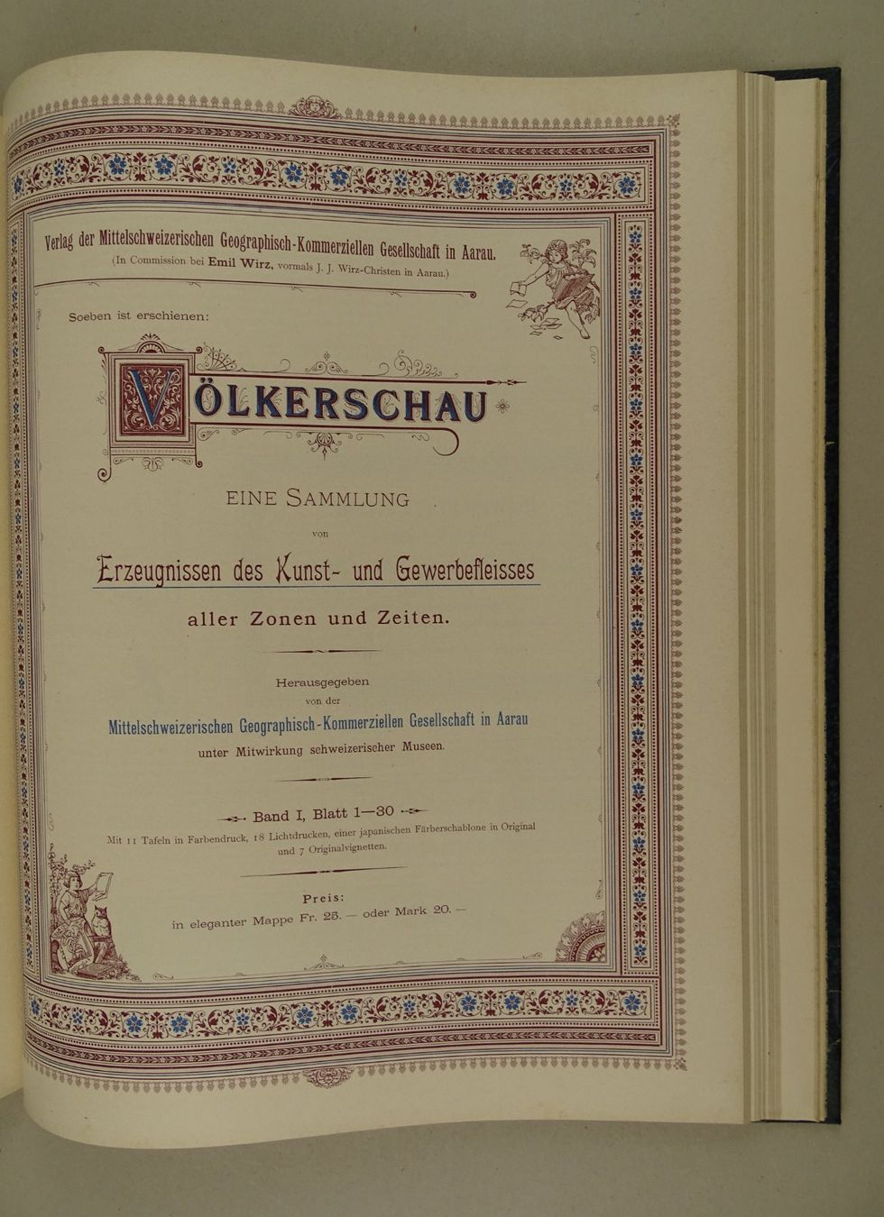 Libri: SCHWEIZER GRAPHISCHE MITTEILUNGEN 1892 – Usato da Grüningen venduto da Kartensammler 6