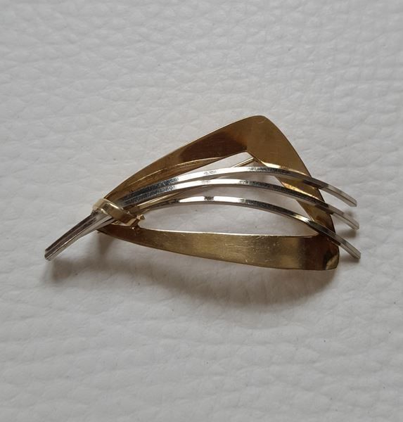 Spille & Fermagli: Broche Gelb&Weiss Gold – Usato da Wald ZH venduto da Dasilver 7