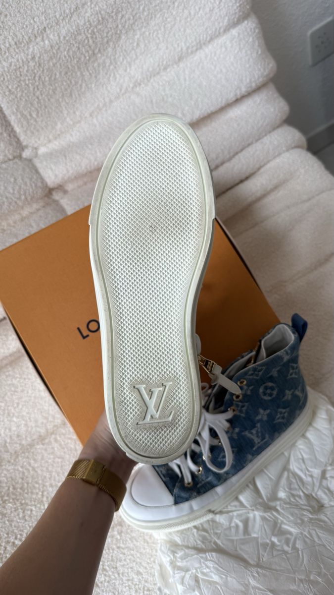 Louis Vuitton Scarpe da donna: Louis Vuitton Sneaker Stellar denim – Usato da Zürich venduto da eli_w5st 5