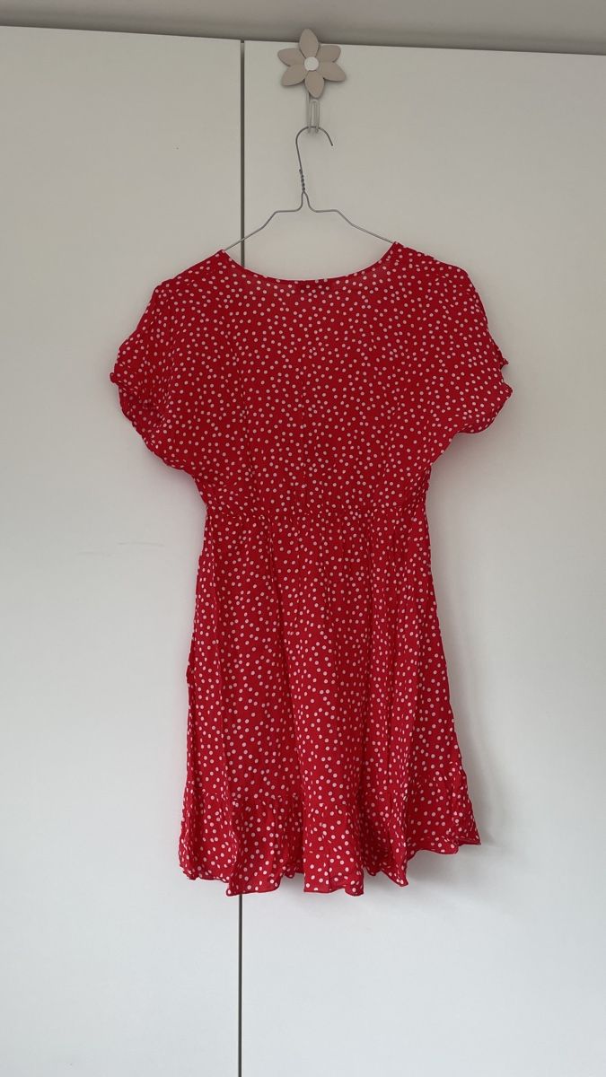 Vestiti: Sommerliches, rotes Minikleid mit Pünktchen – Nuovo (secondo la descrizione) da Muttenz venduto da lil_cs6m 2