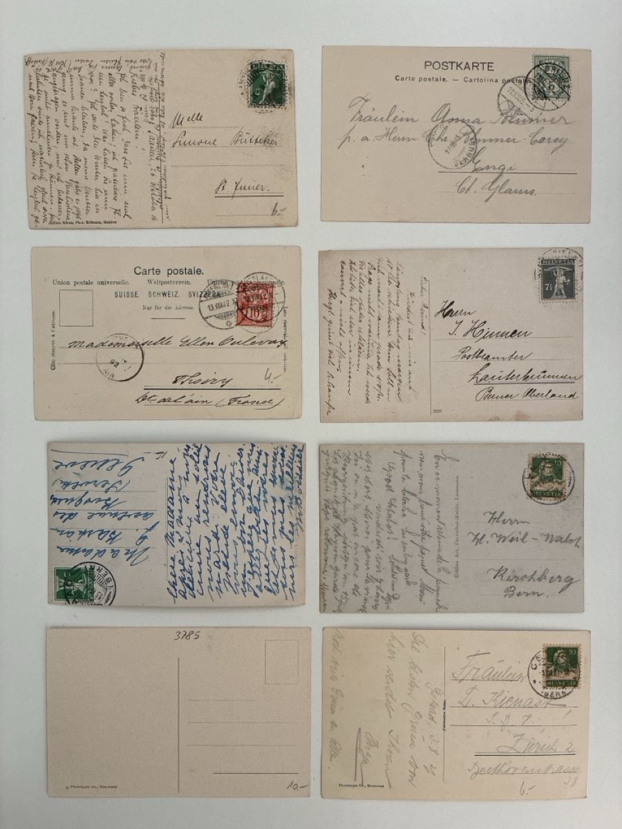 Ansichtskarten: 15 Ansichtskarten Schweiz diverse Kanton Bern – Gebraucht aus Oftringen von Cla.vD.74 3