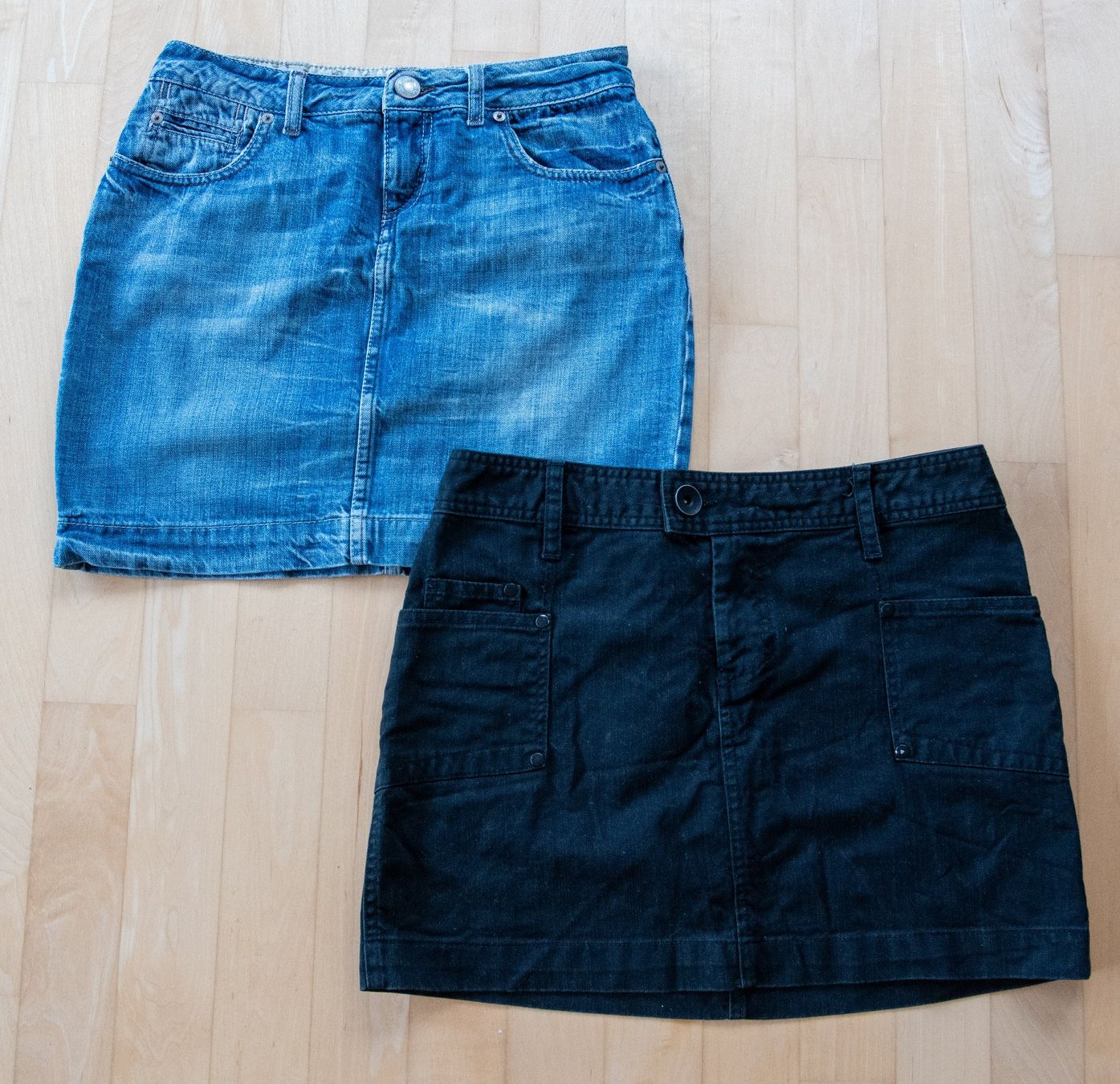 S.Oliver Gonne: 2 Jeans Miniröcke, Gr. 38 – Usato da Meilen venduto da luca70