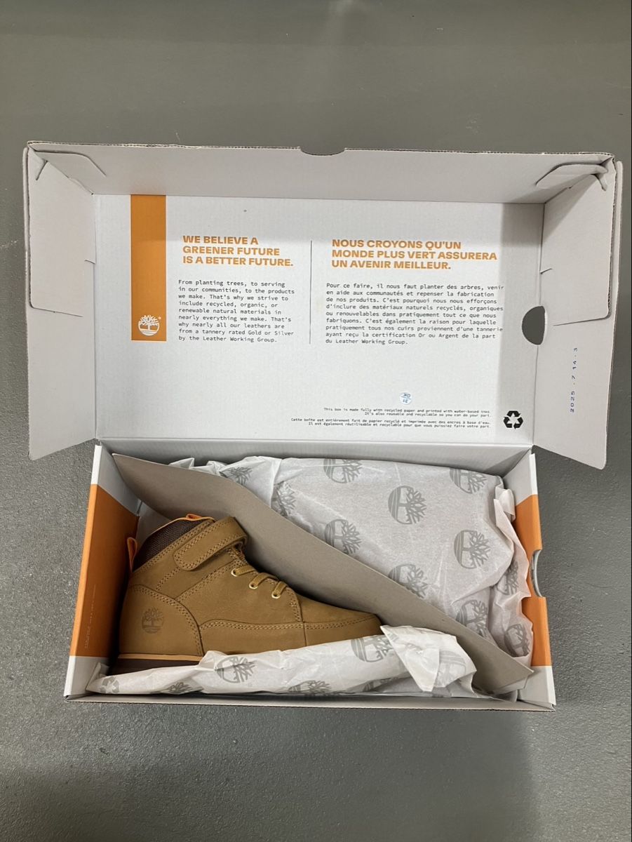 Timberland Scarpe per ragazzi: NEW TIMBERLAND EURO ROCK MID HOOK & LOOP BOOT WHEAT EU33 – Nuovo e nell'imballaggio originale da Münchenstein venduto da Glaewketgarn 2
