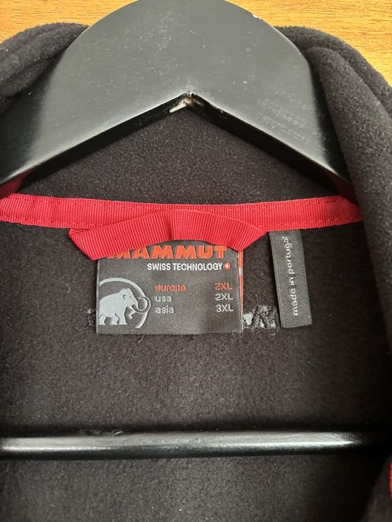 Mammut Fleece Weste Herren Grösse XXL schwarz Top Zustand 3