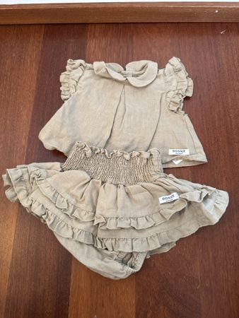 Donsje Amsterdam Set, Gr. 3-6 Monate, Top + Bloomers