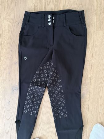 Cavalleria Toscana Reithose schwarz mit Grip