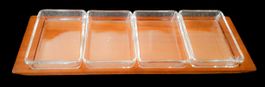 Vintage Aperitif-Set Teakholz teck ? set apéro vintage 60s'