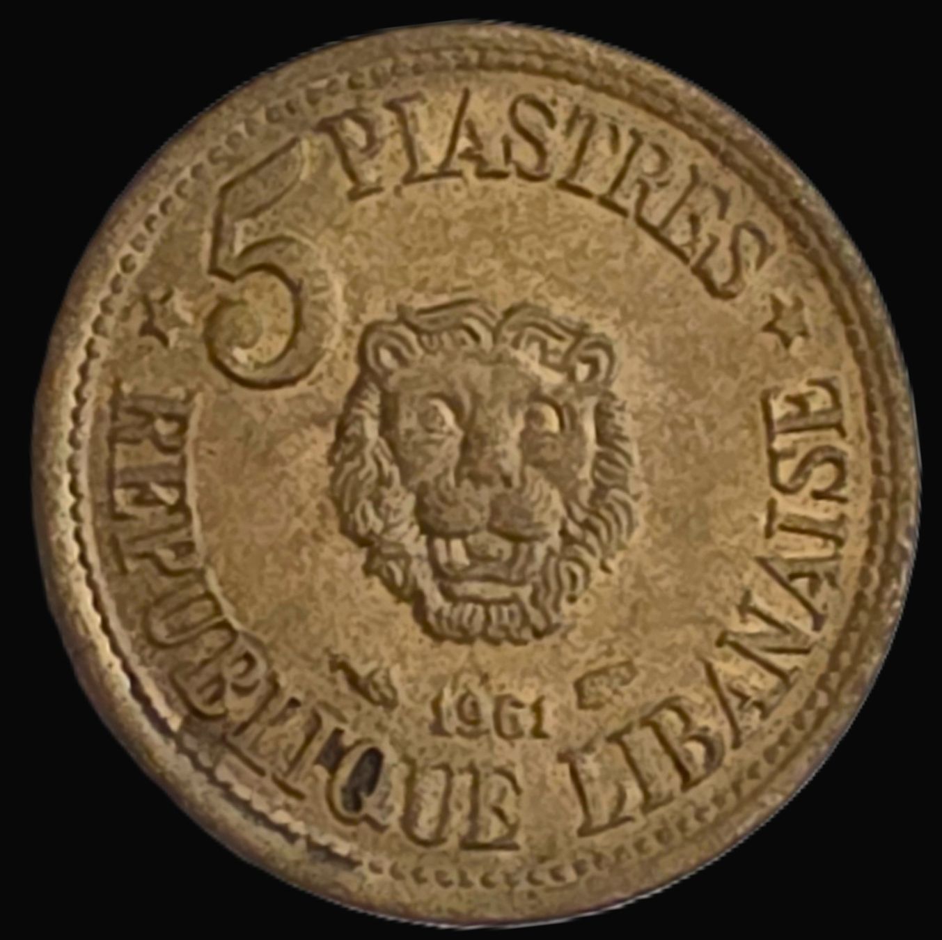 Tutti le monete: LIBANON 5 PIASTRE 1961 – Usato da winterthur venduto da CoinPassion