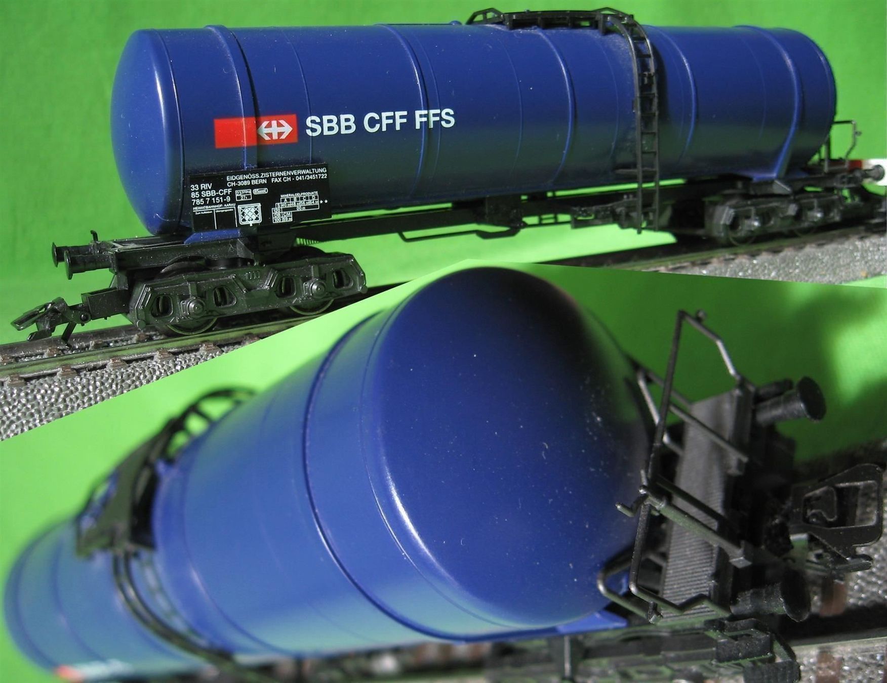 Modellini di ferrovie: SBB Kesselwagen Eidg Zisternenverw 151-9 – Nuovo (secondo la descrizione) da Winterthur venduto da Ricardo211 1