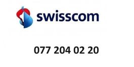 Neue 077 204 02 20 Swisscom PrePaid Handy Nummer inkl. 20,-!