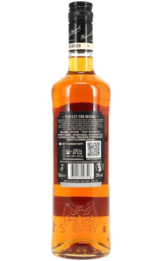 Bacardi Spiritueux: 1 Bacardi Spiced 0,7l, 35%vol. – Neuf avec emballage d'origine à Basel par Seifehuesli 1