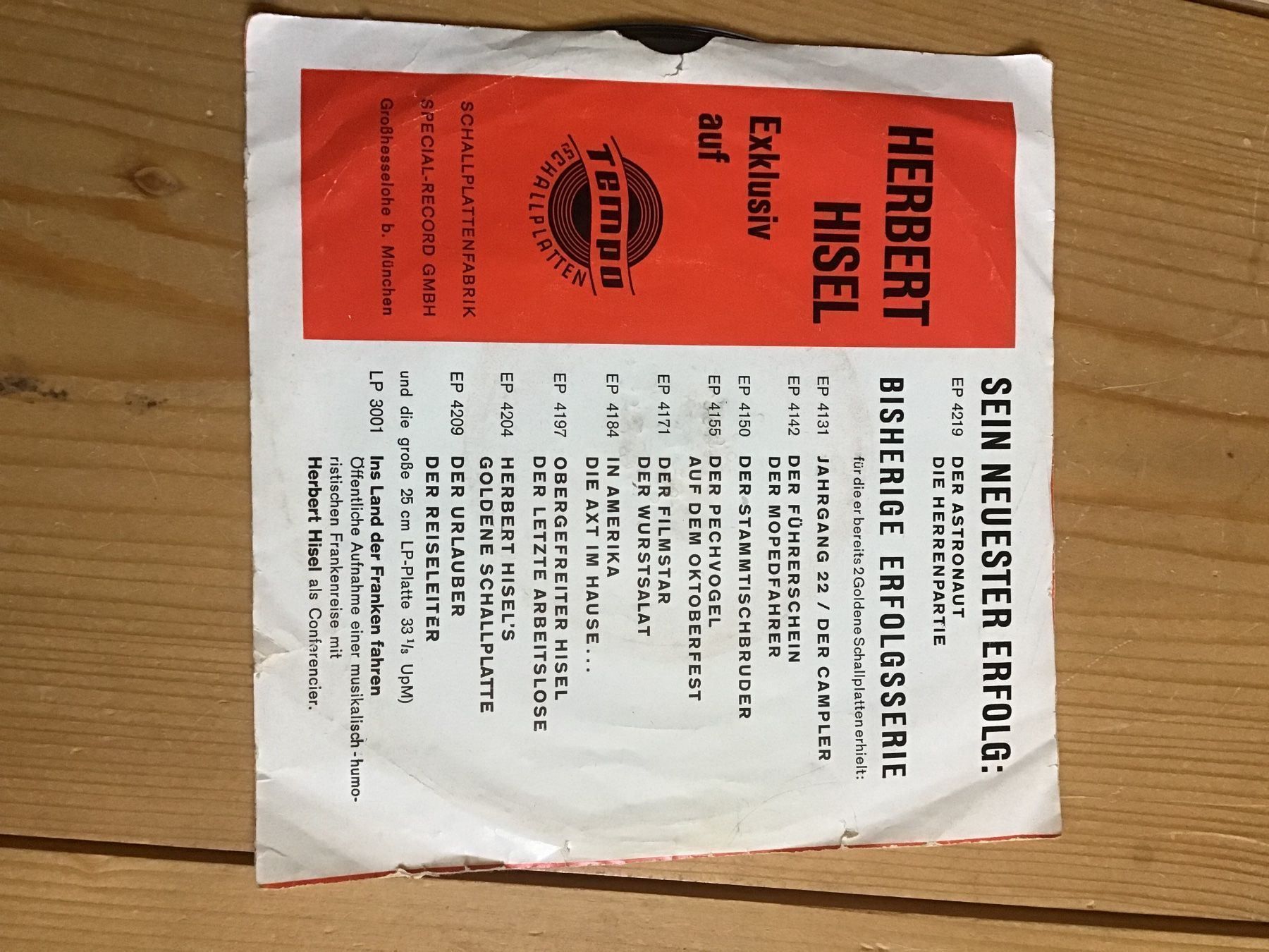Dischi in vinile: single, Peter Hisel, der filmstar – Usato da liestal venduto da makai05 1