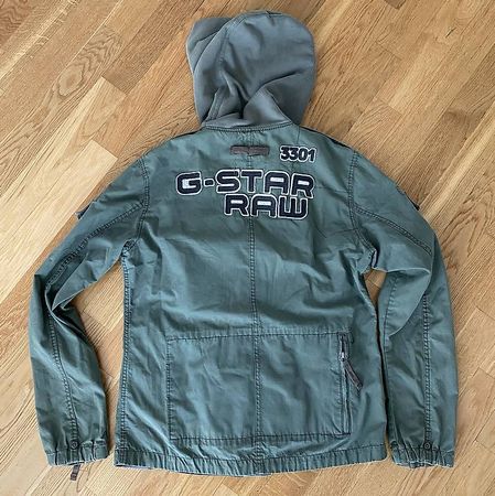 G-Star Übergangsjacke Herren Baumwolle Grün Grösse L