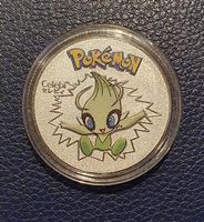 Pokemon 🍀 Serebii 🍀 (Silbermünze) Sammelmünze (NEU/OVP)