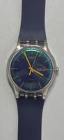 Swatch Uhr blau mit Datumanzeige, gebraucht