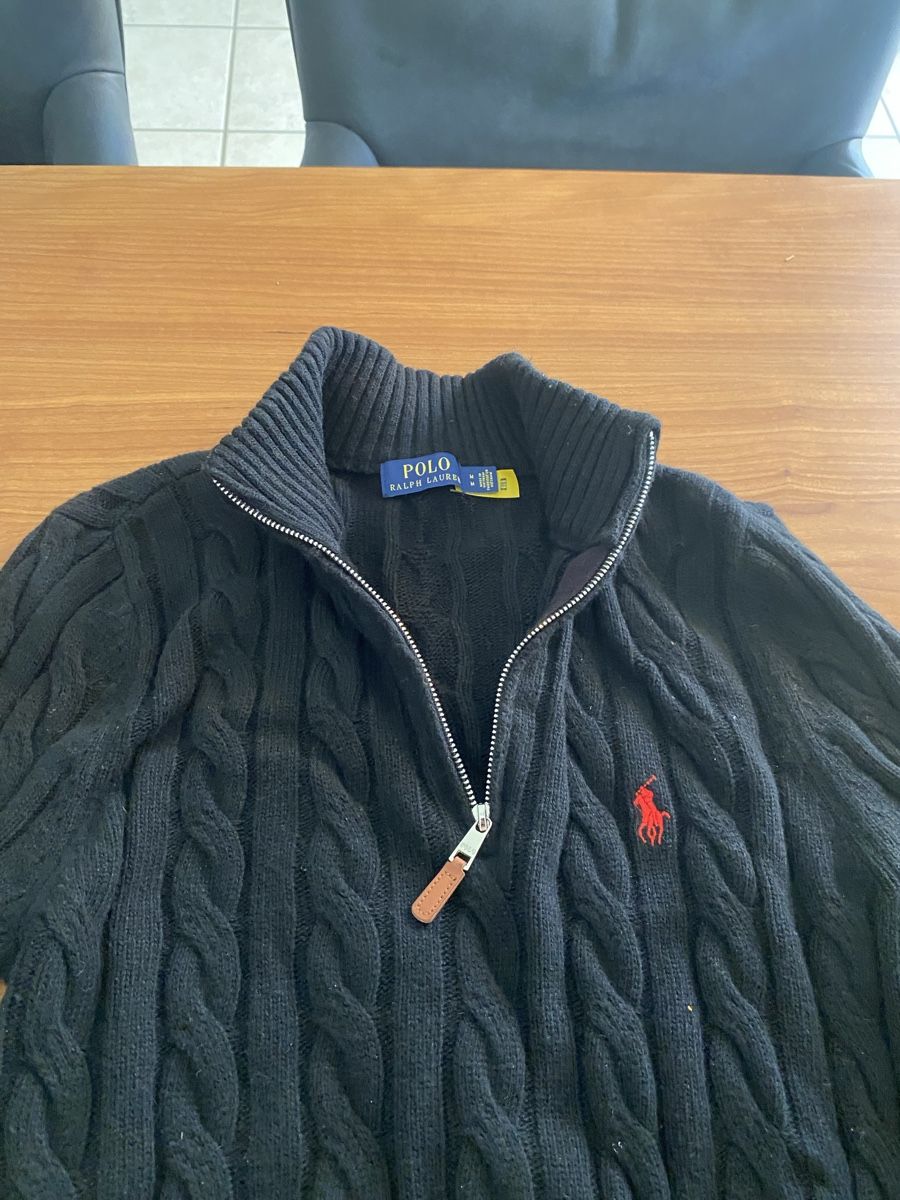 Polo Ralph Lauren Maglioni & Felpe: Polo Ralph Lauren Pullover black size M cable knit zipper – Usato da Wiesendangen venduto da mor_hk99 4