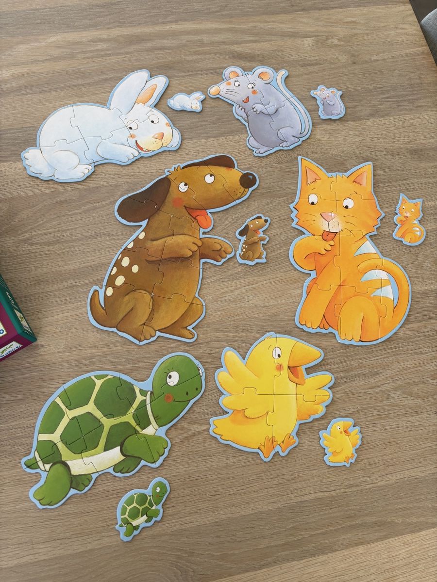 Djeco Puzzle: Puzzle géant DJECO Mistigri & ses amis – Usato da Pully venduto da Fictikalli 3