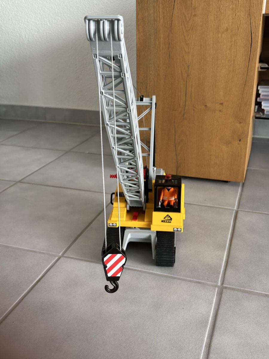 Playmobil Giocattoli: Playmobil Kran mit Fahrer   – Usato da Nottwil venduto da Roethel 1
