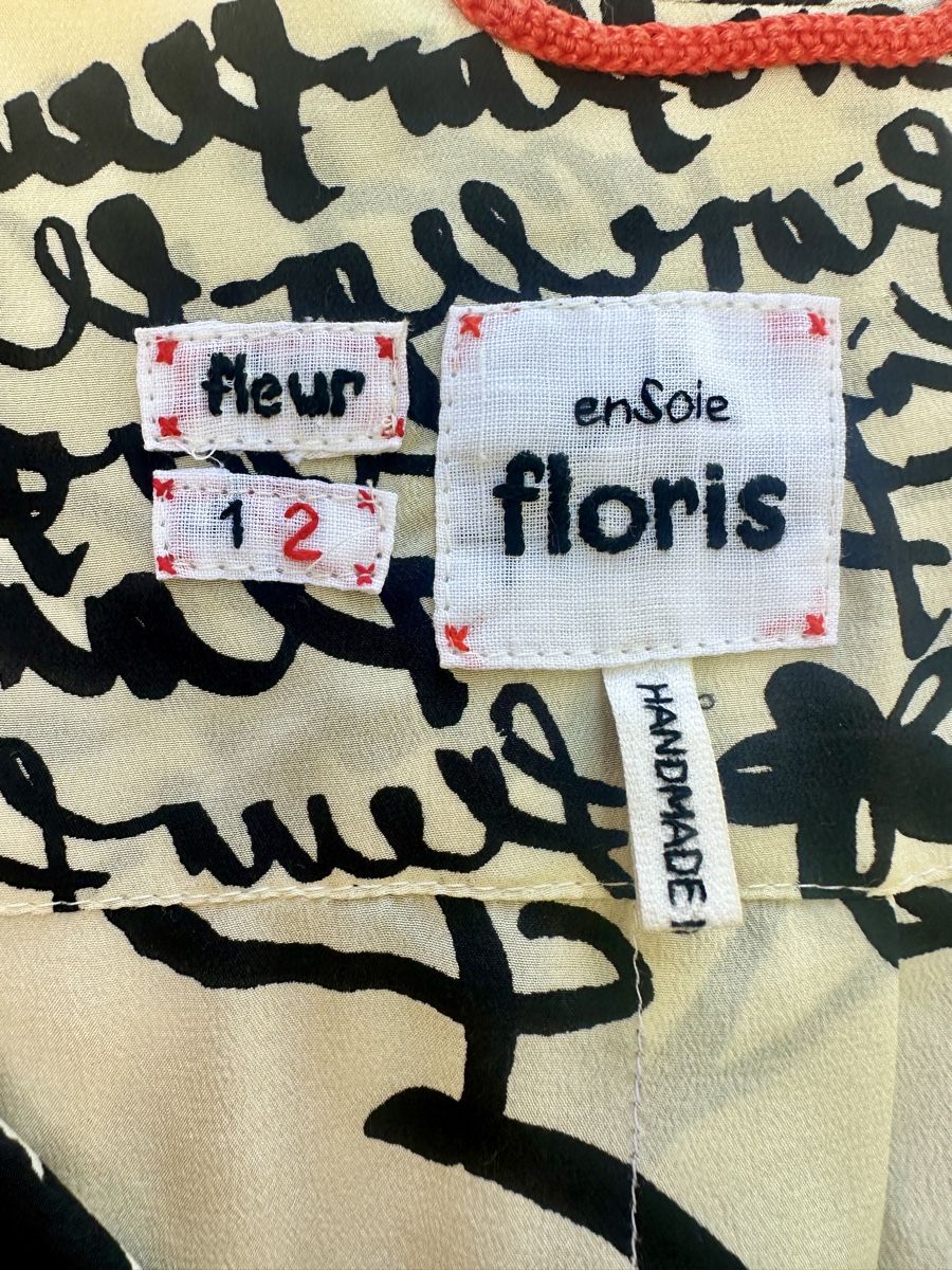 Ensoie Camicette: EnSoie Floris Seidenbluse Gr. 2 Handmade 100% Seide – Nuovo (secondo la descrizione) da Aeugstertal venduto da AppleMirabelle 3