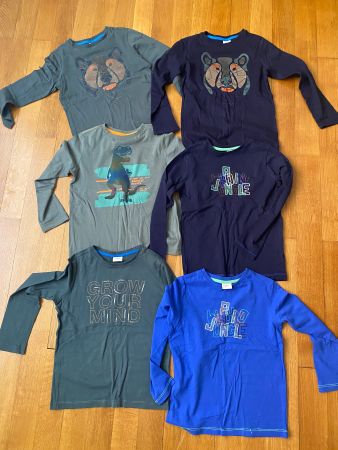 Kinder Langarmshirts 128/134