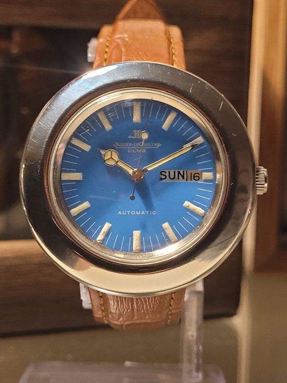 Cadran De Montre Ancien Jaeger-LeCoultre Avec Dateur - Occasion, Bon état Malgré Quelques Usures