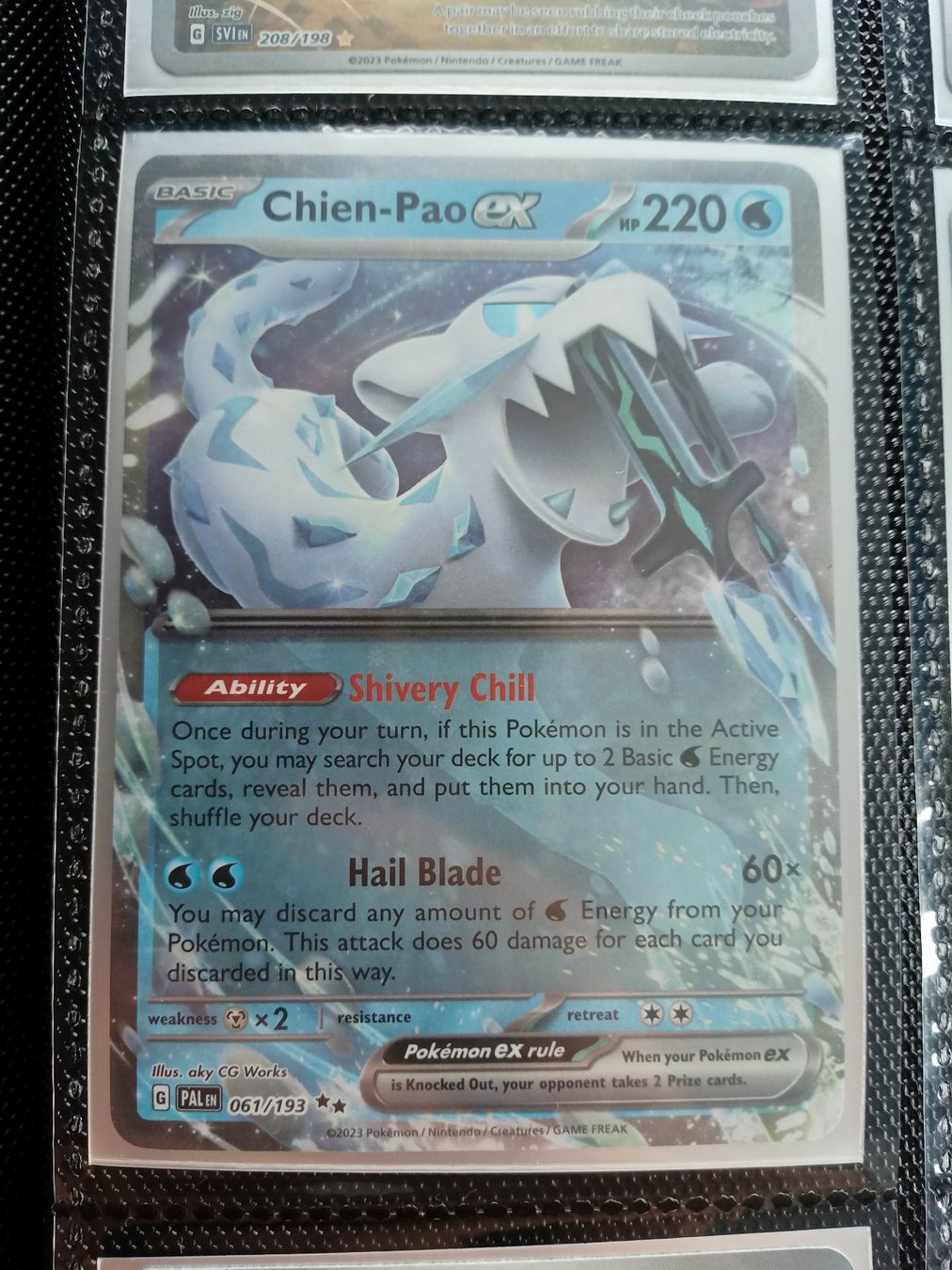Pokémon Carte collezionabili: Chien-Pao ex – Usato da Altstätten SG venduto da GGsGameshop