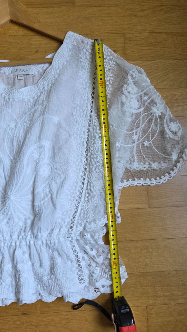 Camicette: Weisse Spitzen Bluse S / M – Usato da Fislisbach venduto da Maieriisli25 5