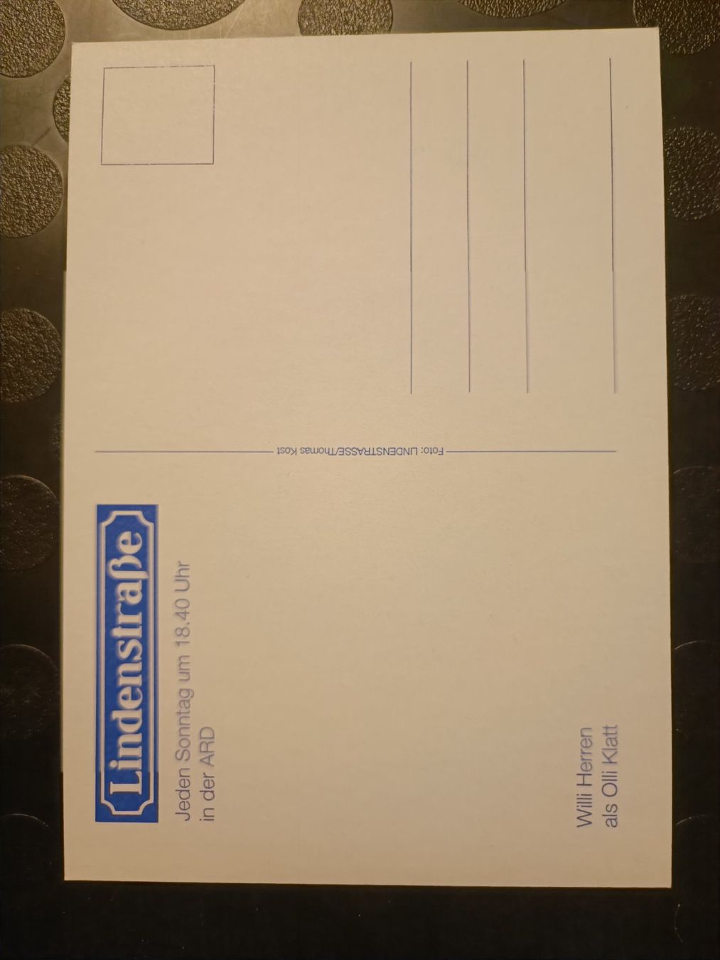Autogramme: Willi Herren - Lindenstrasse - sig. Autogrammkarte – Gebraucht aus Menziken von Artographs 1