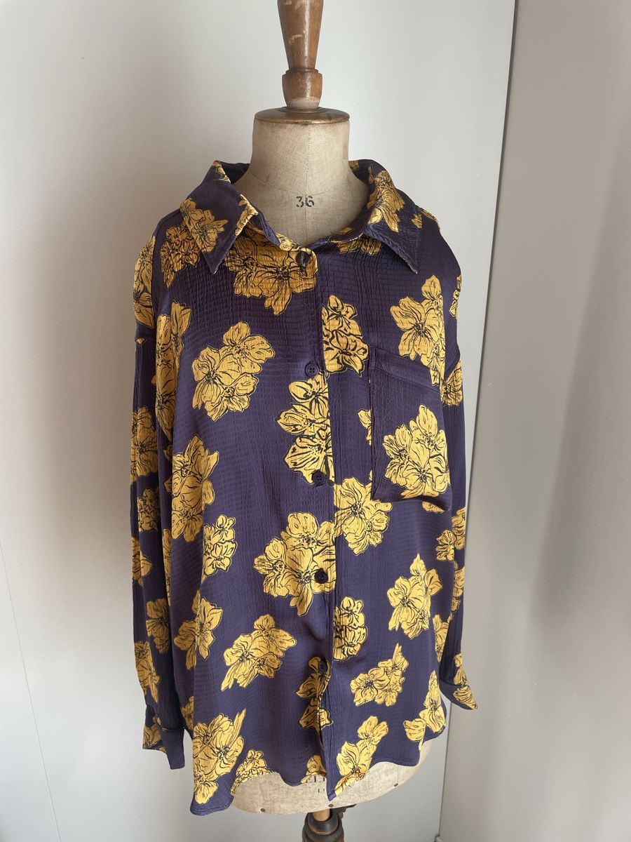 Camicette: American Vintage Bluse mit Blumenmuster, Gr. L – Nuovo (secondo la descrizione) da Oberwil BL venduto da another-day-of-sun 3