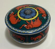 Zuckerdose Bopla Porzellan Langenthal - farbig - fabrikneu