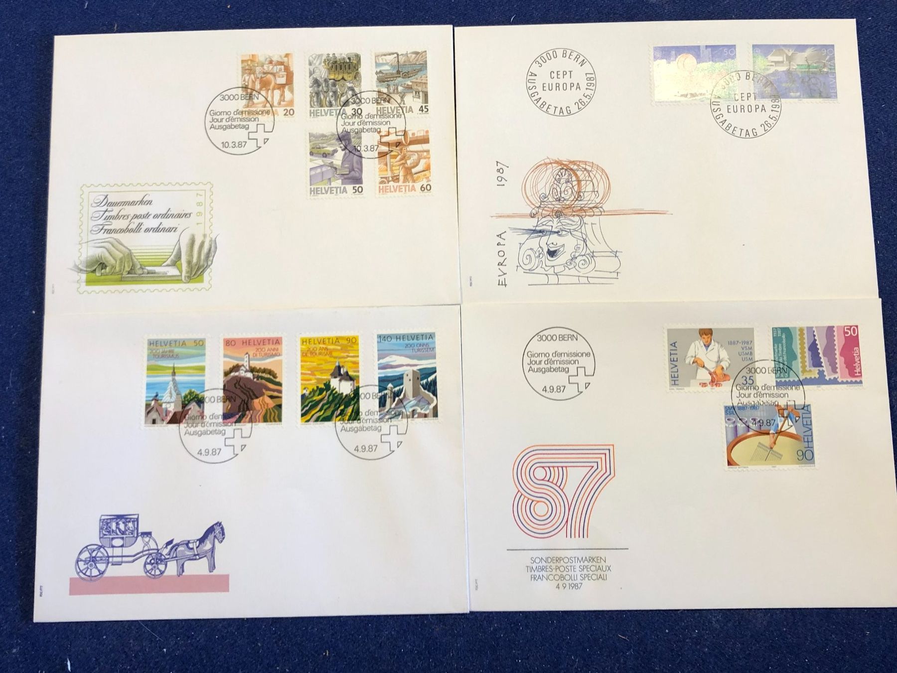 Tutti i francobolli: 13 fdc de 79 à 82 – Usato da Poliez-Le-Grand venduto da Japi0 3