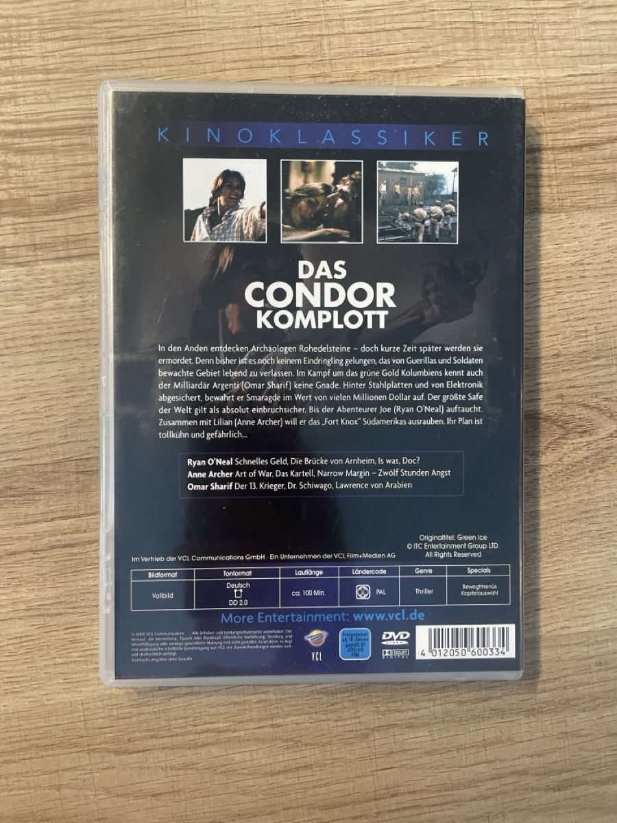 Tutti i DVDs: Das Condor Komplott (1981,selten) DVD – Usato da Hagendorn venduto da masterchieff 1