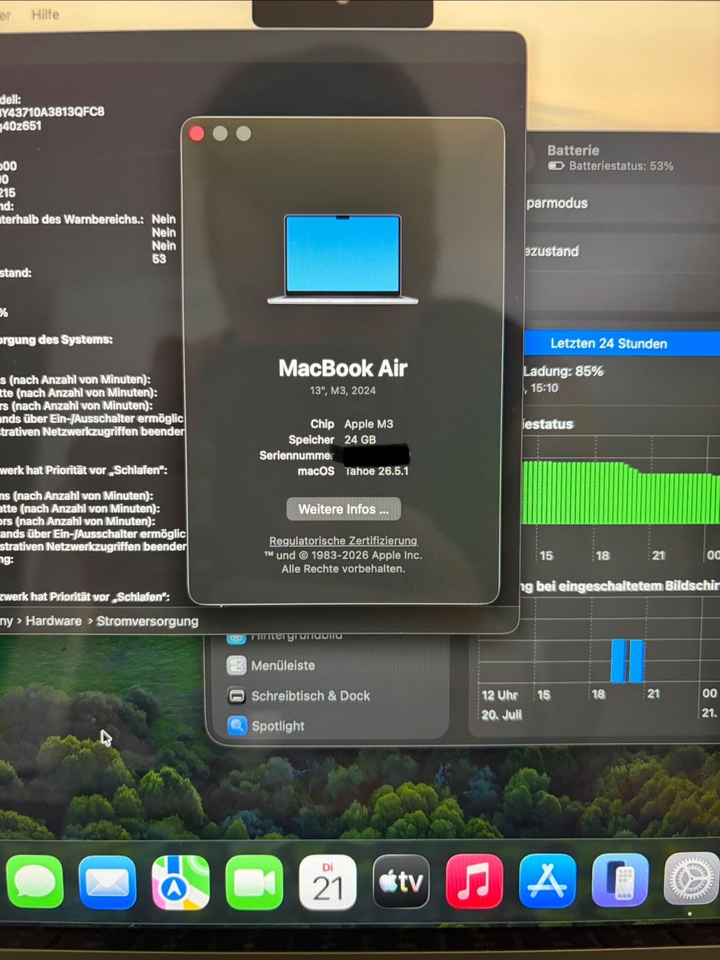 Apple Notebook: MacBook Air M3 10-Core GPU 24GB RAM 512GB Storage Space Grey – Nuovo (secondo la descrizione) da Basel venduto da Mr.Krabs1990 7