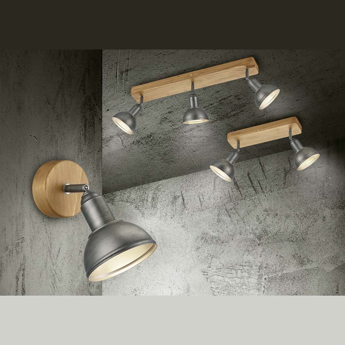 Lampade: Deckenleuchte, Holzoptik, 33 cm x 20 cm – Nuovo (secondo la descrizione) da Kreuzlingen venduto da Smart-Light 1