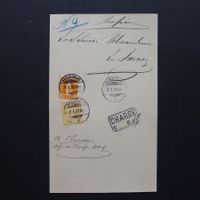 1887 Mischfarankatur von COSSONAY